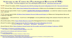 Desktop Screenshot of centerforpsychologicalresearch.stasson.org