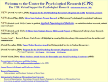 Tablet Screenshot of centerforpsychologicalresearch.stasson.org